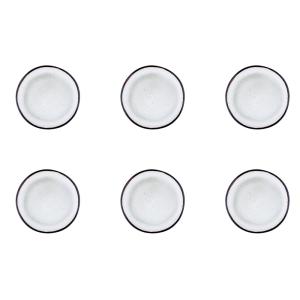 Plato Ø16cm - 6 Piezas - Blanco marfil
