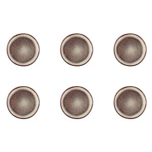 Plato Ø16cm - 6 Piezas - Marrón salvaje