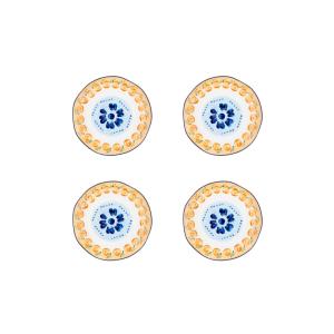 Plato Ø20cm - 4 piezas - Cítrico