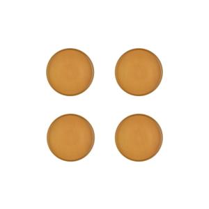 Plato  Ø21,5cm - 4 piezas - Ocre