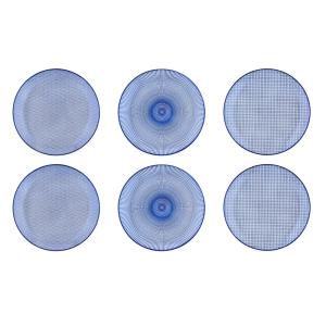 Plato Ø26cm - 6 Piezas - Azul oscuro