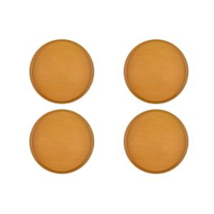 Plato  Ø27,5cm - 4 piezas - Ocre
