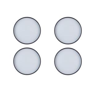 Plato Ø28cm - 4 piezas -  Ónix