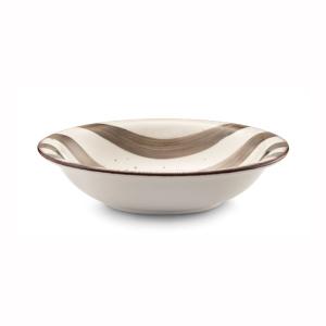 Plato para ensaladas y pastas 21 cm (juego de 6) Loza Marró…