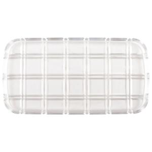 Plato para pastel rectangular con cruz