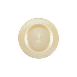 Plato para postre vainilla - lote de 6
