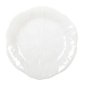 Plato plano blanco en melamina 27x27x2cm