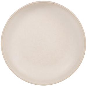 Plato plano de gres beige