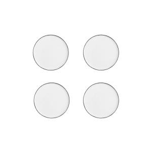 Plato PURE Ø21,5cm - 4 piezas - Blanco nieve