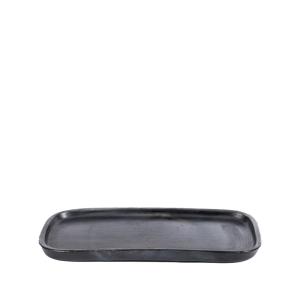 Plato tapas de terracota negra