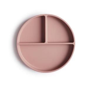 Plato ventosa-compartimentos blush