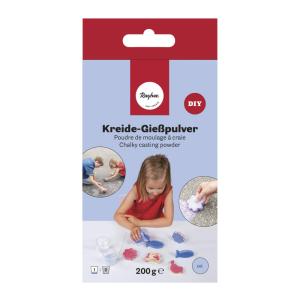 Polvo moldeador para hacer tiza 200 g - color azul