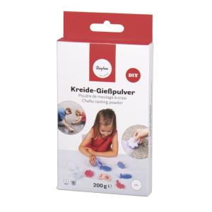 Polvo moldeador para hacer tiza 200 g - color blanco