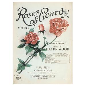 Portada de Música Vintage Roses Of Picardy cm. 50x70