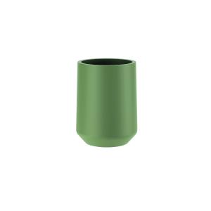 Portavasos saona resina sintética verde 11,5x8,5x8,5