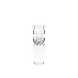 Portavela burbuja de cristal 6x6x19.5cm