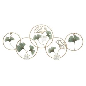 Portavelas de pared en metal multicolor cm 80x7,5x35,5