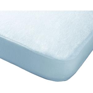 Protector colchón rizo microfibra blanco cama 105cm