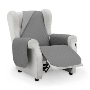 Protector cubre sillón acolchado  55 cm   gris oscuro  gris…