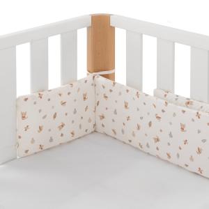 Protector cuna doco 103x19x2 cm blush