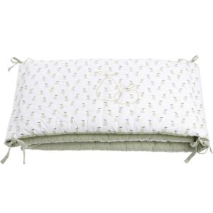 Protector de algodón verde lima 200x36x4cm