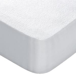 Protector de colchón algodón blanco 105x190/200