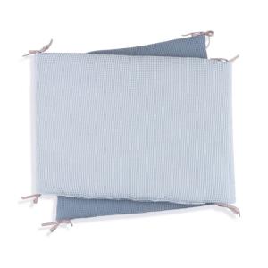 Protector para cuna 60x120 cm (reversible) azul