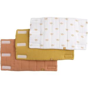 Protectores de barandilla de cama 38x21 cm en algodón mosta…