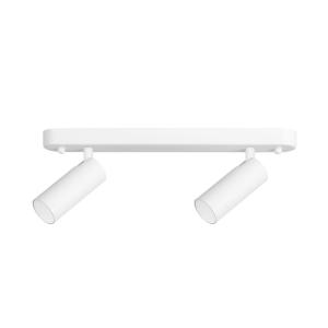 Proyector led doble acero blanco 38x5x12 cm