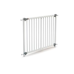 Puerta extensible para bebés madera blanco 110 cm lokee