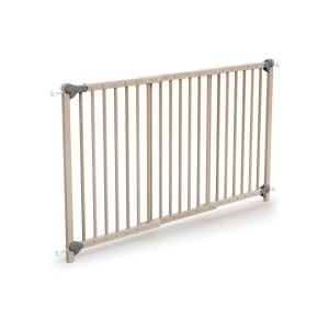 Puerta extensible para bebés madera haya cruda 150 cm lokee