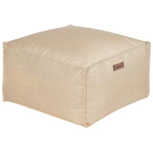 Puf beige claro 50 cm 50 cm 30 cm