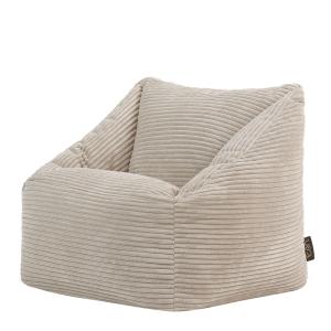 Puf infantil de pana beige