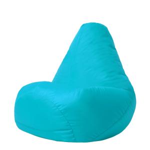 Puf infantil reclinable azul turquesa