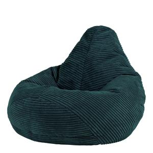 Puf infantil reclinable de pana azul pato