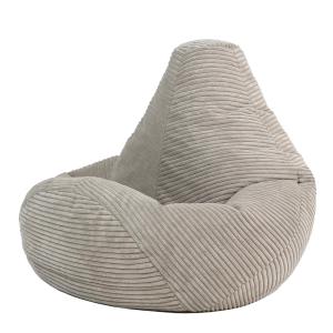 Puf infantil reclinable de pana beige