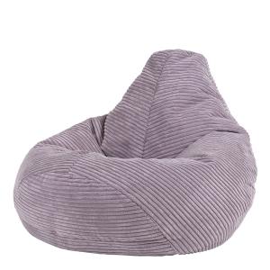 Puf infantil reclinable de pana violeta