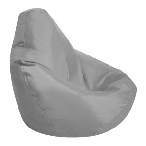 Puf infantil reclinable gris claro