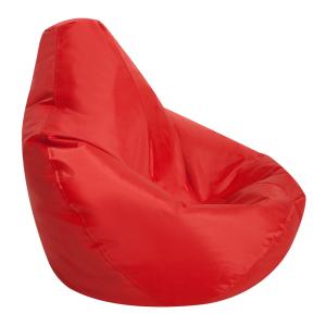 Puf infantil reclinable rojo