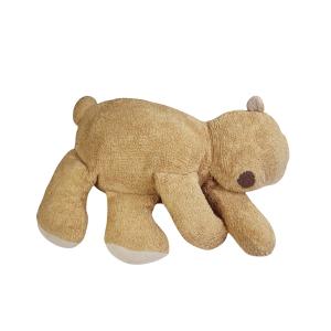 Puf oso durmiente con covertura de algodón marrón 30 x 100…