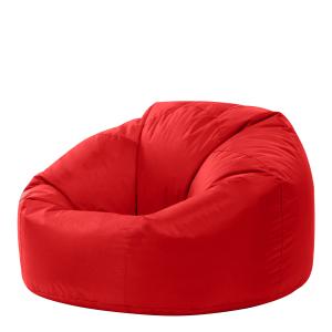 Puf para interior y exterior, rojo