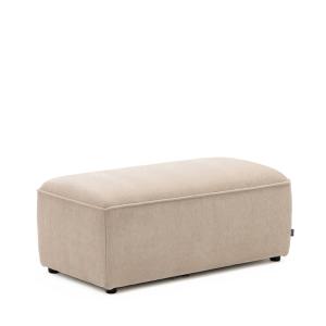 Puf para sofá modular de tela - beige