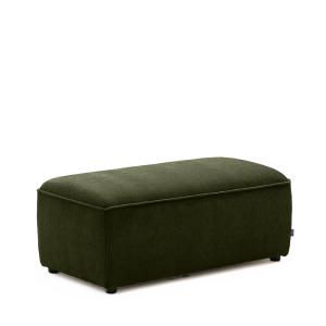 Puf para sofá modular de tela - Verde