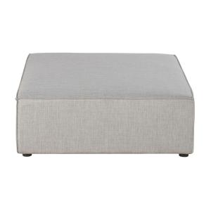 Puf para sofá modular gris