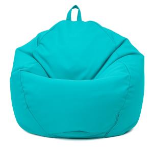 Puf pera xl de exterior - 110x120 cm - azul caribe