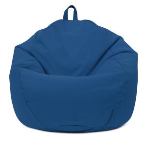 Puf pera xl de exterior - 110x120 cm - azul petróleo