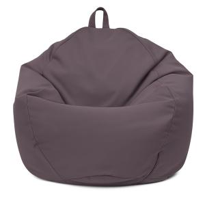 Puf pera xl de exterior - 110x120 cm - gris carbón