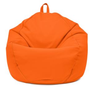 Puf pera xl de exterior - 110x120 cm - naranja
