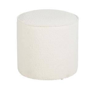 Puf profesional en color blanco