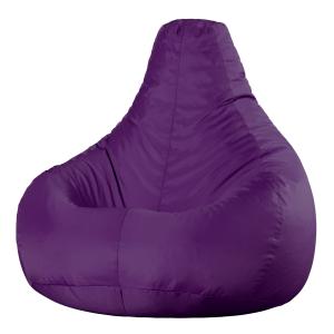 Puf reclinable para interior y exterior morado